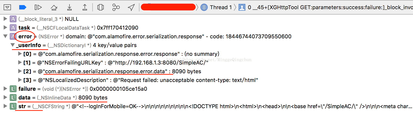 ios json解析报错