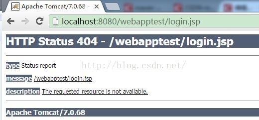 连接Tomcat时404报错