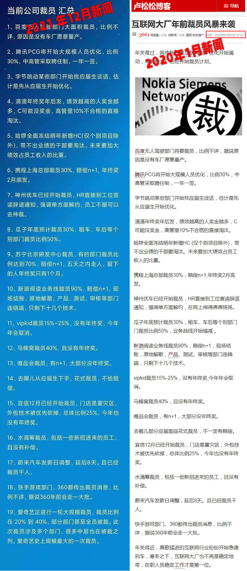 最近互聯網公司大面積裁員真相