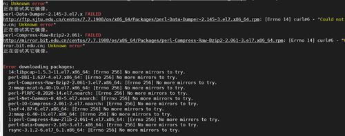在线yum安装报错256