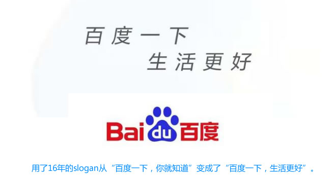 百度App更換slogan：百度一下，生活更好 百度 微新聞 第1張